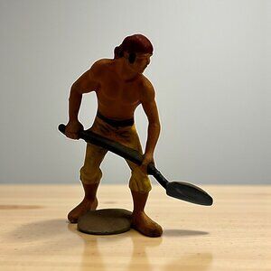 Marx Masterpiece Pirates Collectible Pirate With Shovel Plastic Toy